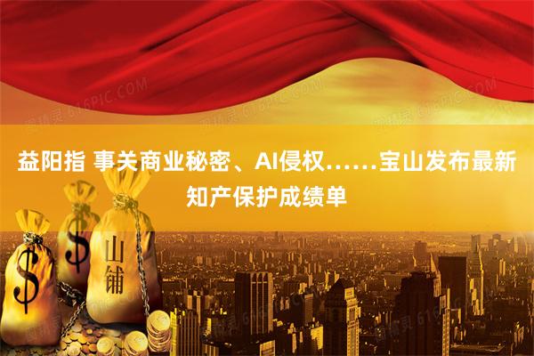 益阳指 事关商业秘密、AI侵权……宝山发布最新知产保护成绩单
